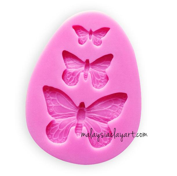 Butterfly Silicone Mold - 3 Sizes
