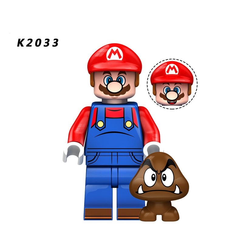 Super Mario Building Blocks Toys Lego Minifigures KDL805