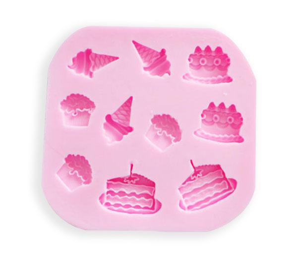 Cupcake Ice Cream Cake Silicone mold - 10 Designs