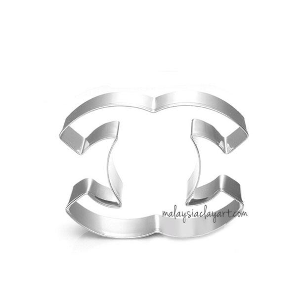 Chanel Logo Shaped Stainless Steel Frame Cutter