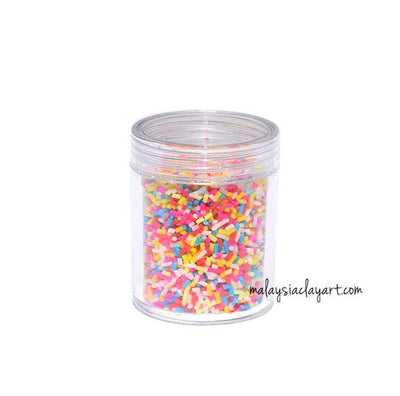 1 x Decoden Fake Colorful Chocolate Sprinkles Topping Faux Chocolate Flakes