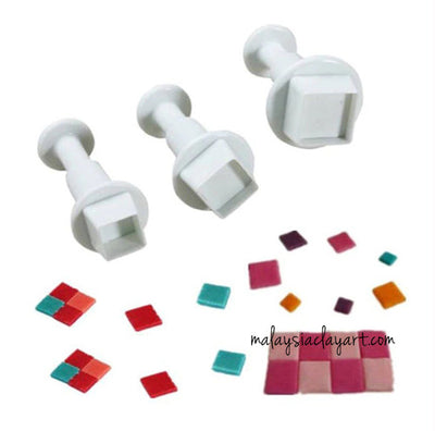 Square Plunger Cutter - Set of 3