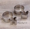 2pcs Gender Symbol Stainless Steel Frame Cutter