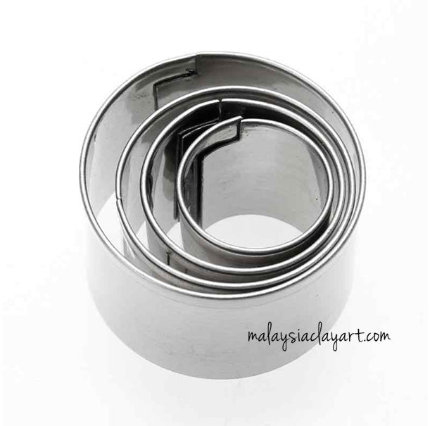 4pcs / set Briar Rose Shape Stainless Steel Frame Cutter