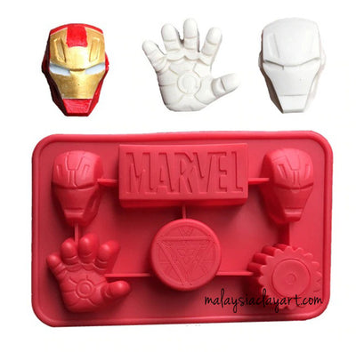 Ironman Marvel Silicone Mold | Soap | Resin