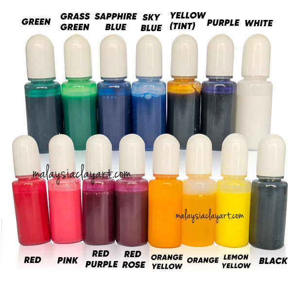 Concentrated Color Drops 10ml - Epoxy UV Resin Dye | Colorant