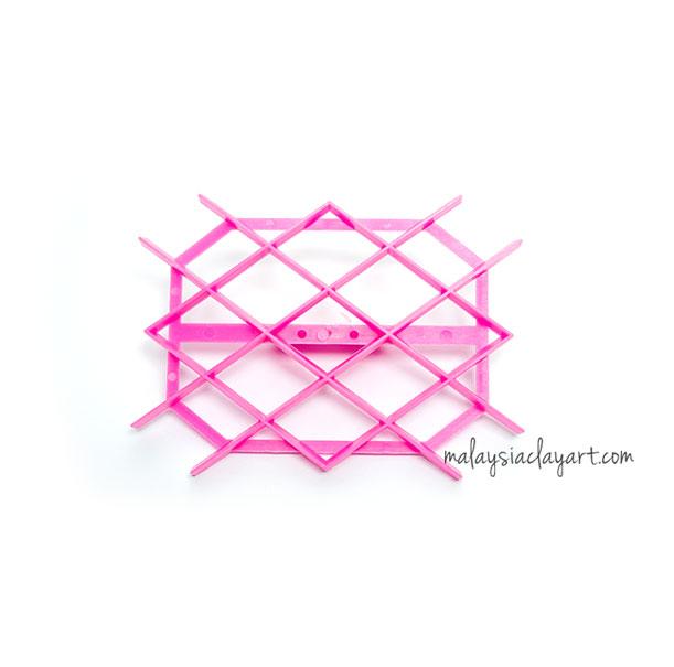 Cross Crosshatch Embossing Stamp Impression Mat