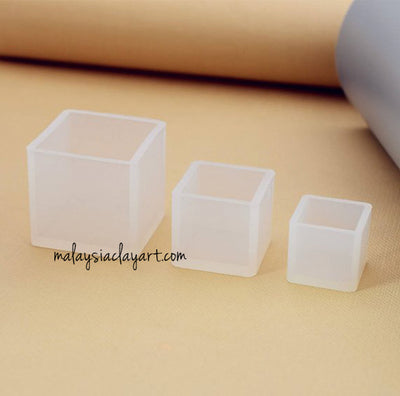 Square High Gloss 3 sizes Silicone Mold