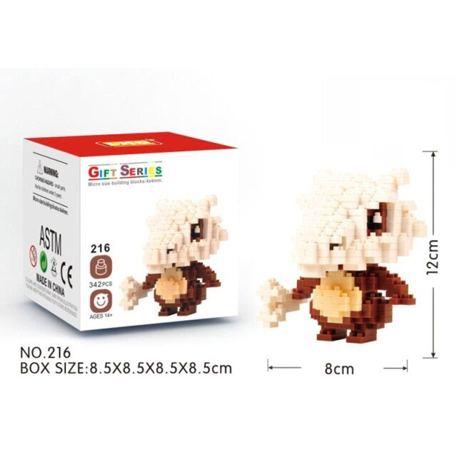 Cartoon Micro Diamond Block pokemon building blocks toy