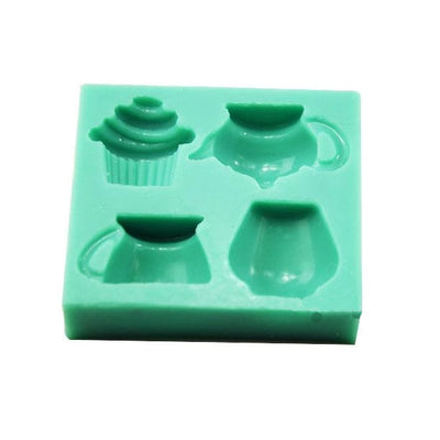 Cupcake, Tea, Cup, and Vase Silicone Mold