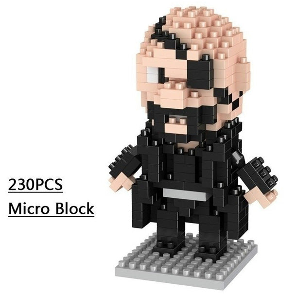 Micro Blocks Marvel Superhero Series Mini Buildings Nano Avengers Blocks Toy