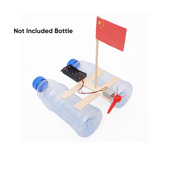 Wind Boat DIY Puzzle Pack STEM Toy | Science Education Set with Robotic Project | Rbt School Projects