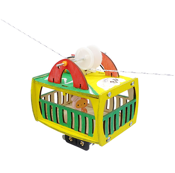 Cable Car DIY Puzzle Pack STEM Toy | Science Education Set with Robotic Project | Rbt School Projects
