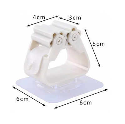 Bathroom Mop Holder Hook Wall Sticker Mounted Penyangkut Penyapu Mop