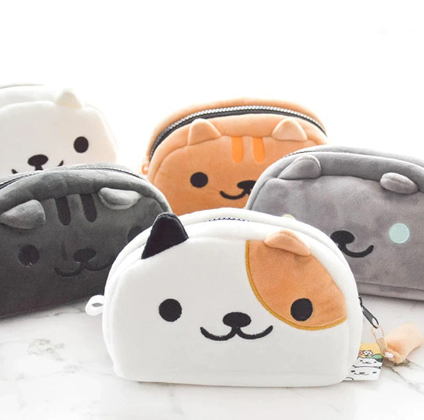 Cat Meow Fluffy Kucing Pencil Box Funny Cute Gift