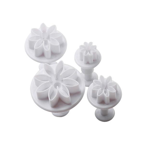 Daisy Flower Plunger Cutter - Set of 4