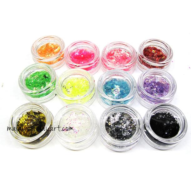 12 Colors Set Diamond Confetti Glitter Sprinkle