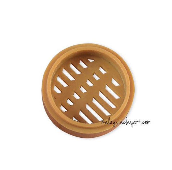 Miniature Bamboo Steamer Basket Malaysia Clay Art