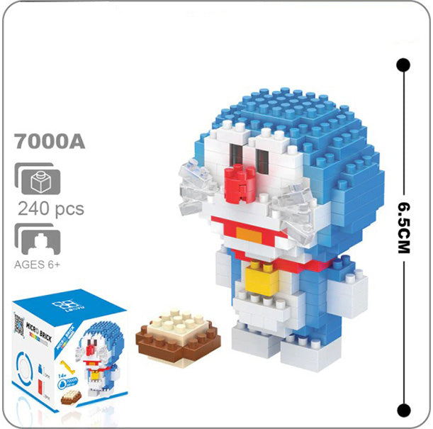 Micro Mini Nano Block Doraémon and Friends Building Blocks Toy