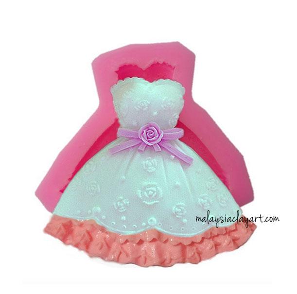 Princess Dress Silicone Mold