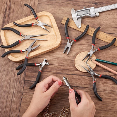 Mini Pliers Tool Kit for DIY Jewelry Making, Beading, Art and craft, hand craft, kraft tangan