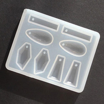 Earring Pendant Charm Rhinestone With Hole Silicone Mold