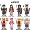 Demon Slayer Mini Figures Tanjirou Akaza Nezuko Zenitsu Kyoujurou Giyuu Inosuke Lego Minifigures WM6116