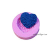 Floral Love Shaped Soap Silicone Mold