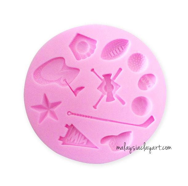Baseball Softball Golf Series Silicone Mold