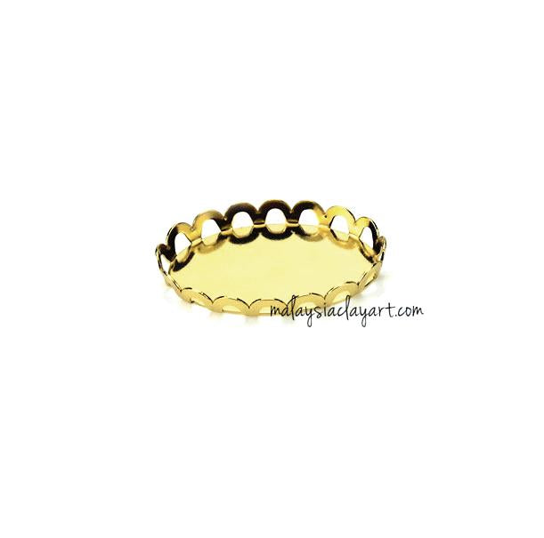 1 x Miniature Gold Tray