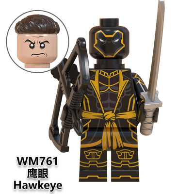 Marvel Series Minifigures Building Blocks Iron Man Captain America Black Panther WM6068