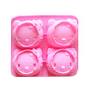 Hello Kitty Silicone Soap Mold - 4 Cavity