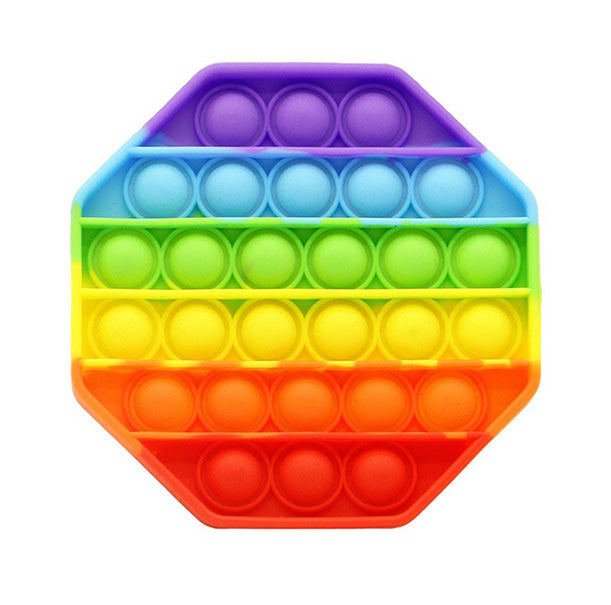 Rainbow Pop it Bubble fidget toys Among Us Unicorn Love