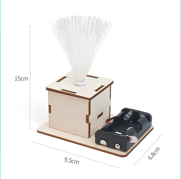 Colorful Fiber Optic DIY Pack STEM Toy Kids Science Education Set Rbt Projek Sekolah