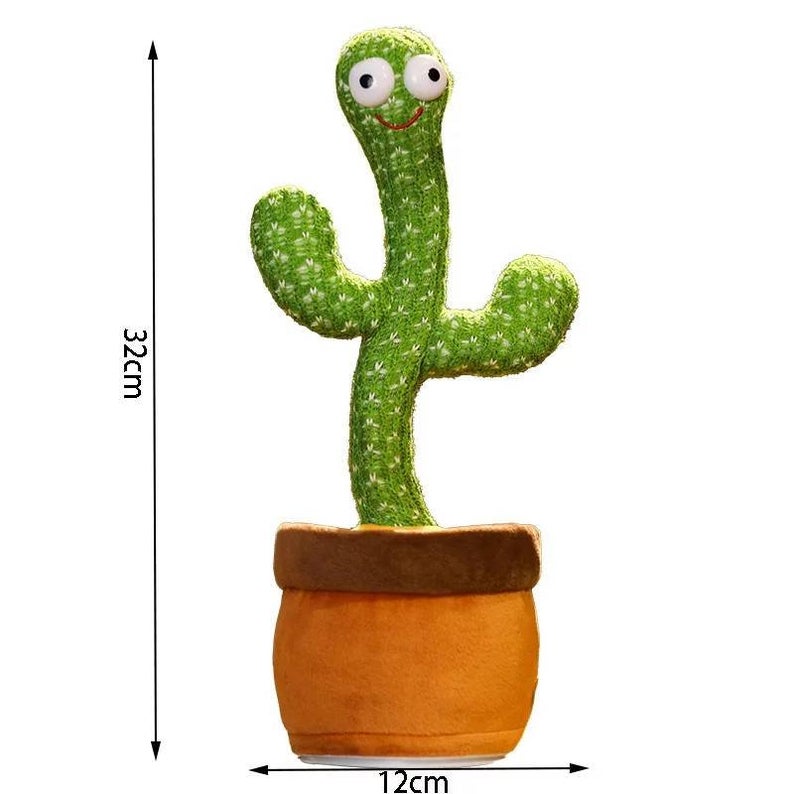 Cactus Plush Toy Talk Kaktus Bercakap Dancing toy song plush Dancing Cactus Early Childhood Education