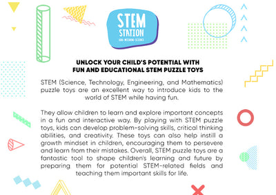 School Bus DIY Puzzle Pack STEM Toy | Science Education Set with Robotic Project | Perfect for Rbt School Projects