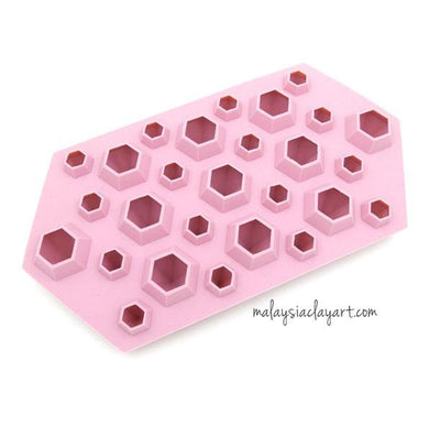 Silicone Mold Diamond Shaped - 27 cavity - AB Resin Liquid