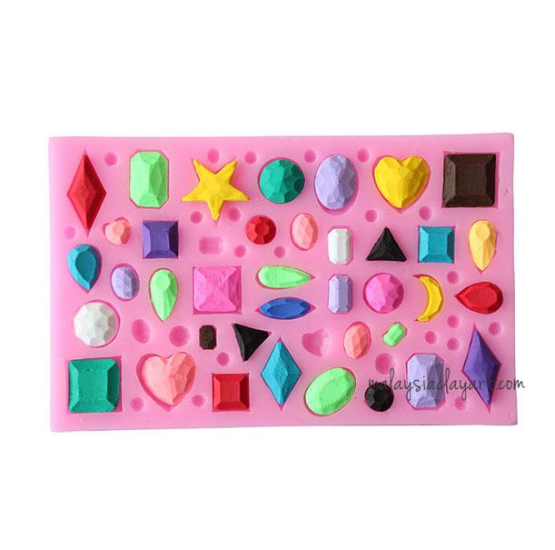 Jewel Stone Small Silicone Mold
