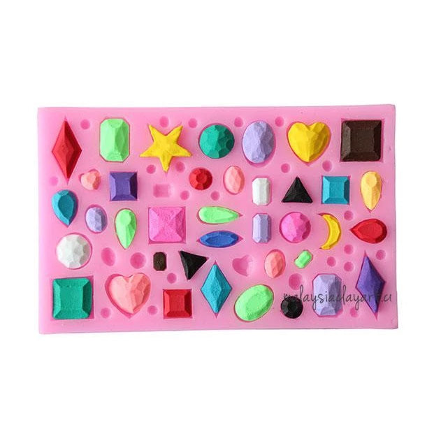 Jewel Stone Small Silicone Mold