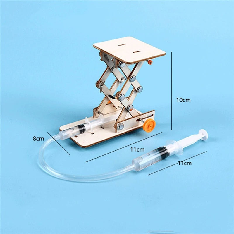 Hydraulic Lifting DIY Puzzle Pack STEM Toy | Science Education Set with Robotic Project | Rbt School Project