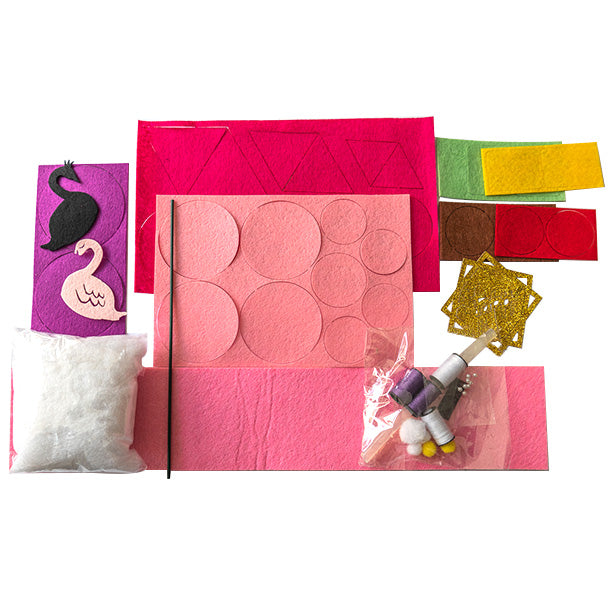 Fabric art craft Cake DIY Project Kit