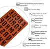 Silicone Mold Alphabet A-Z - AB Resin Liquid