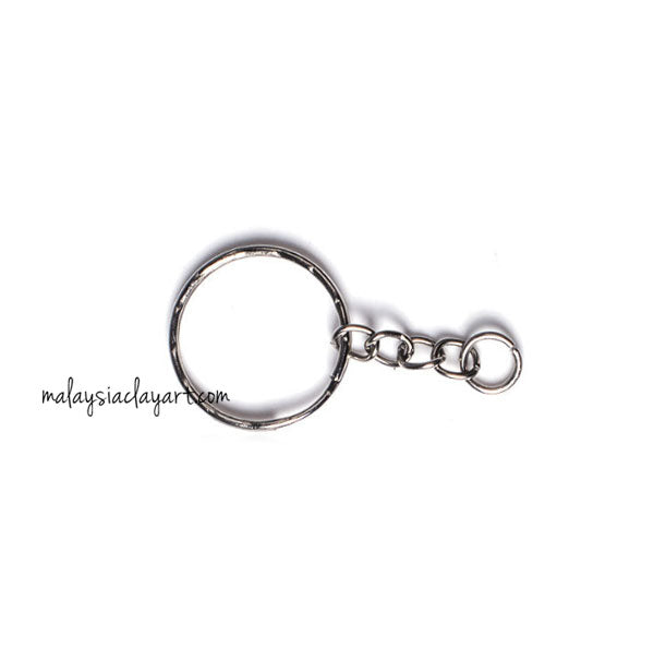 10 x Keychain with Split Ring