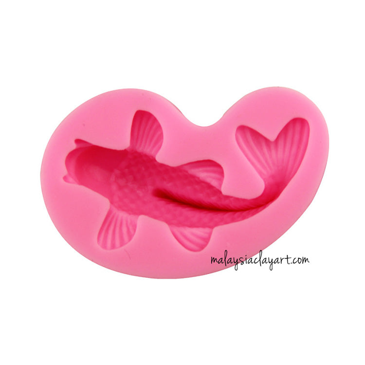 koi fish silicone jelly fondant mold