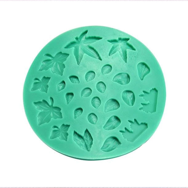 Autumn Leaf Silicone Mold (25 cavity)