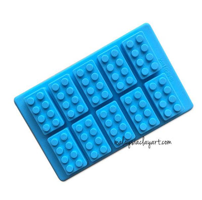 Lego Silicone Mold (10 Cavity) | Soap | Resin
