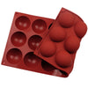 Semi Sphere Silicone Mold - 18 Cavity x 48mm (AB Resin)