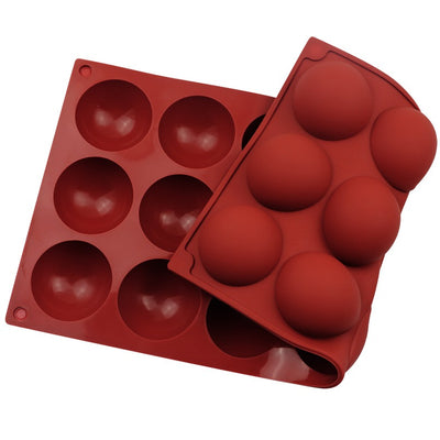 Semi Sphere Silicone Mold - 18 Cavity x 48mm (AB Resin)