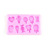 Valentine Love Shaped Lollipop Silicone Mold - 10 Cavities
