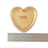 Miniature Golden Love Shaped Dessert Plate